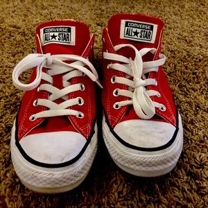 Red Converse (Size: W9, M7)